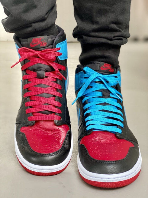Jordan 1 Laces Basics Flat Thin - UNC Blue Laces